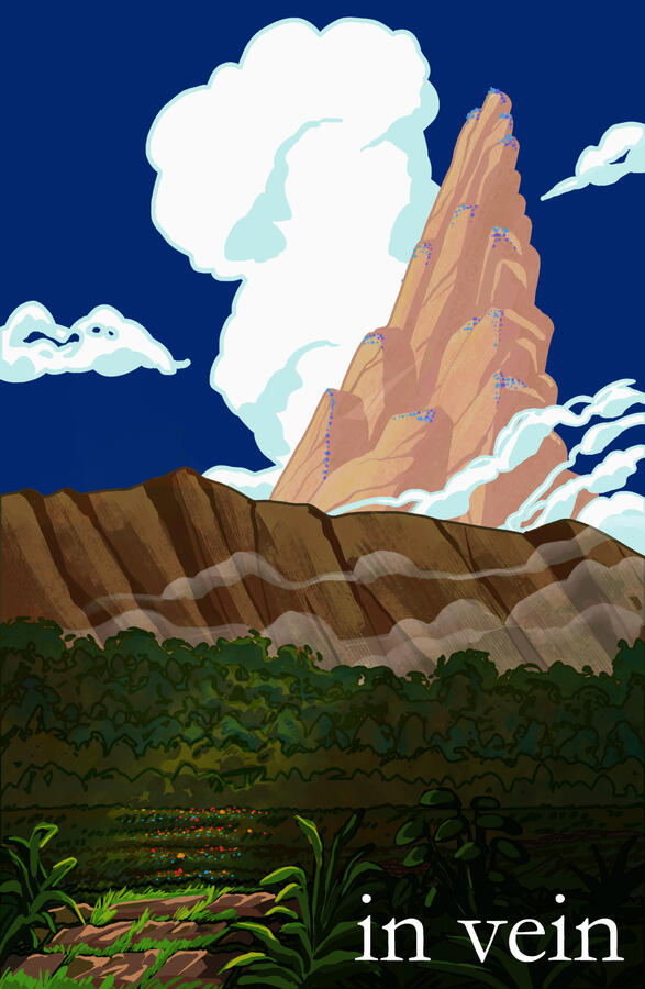 First pass Comic Cover of Ostentātus, originally titled &quot;In Vein&quot;.