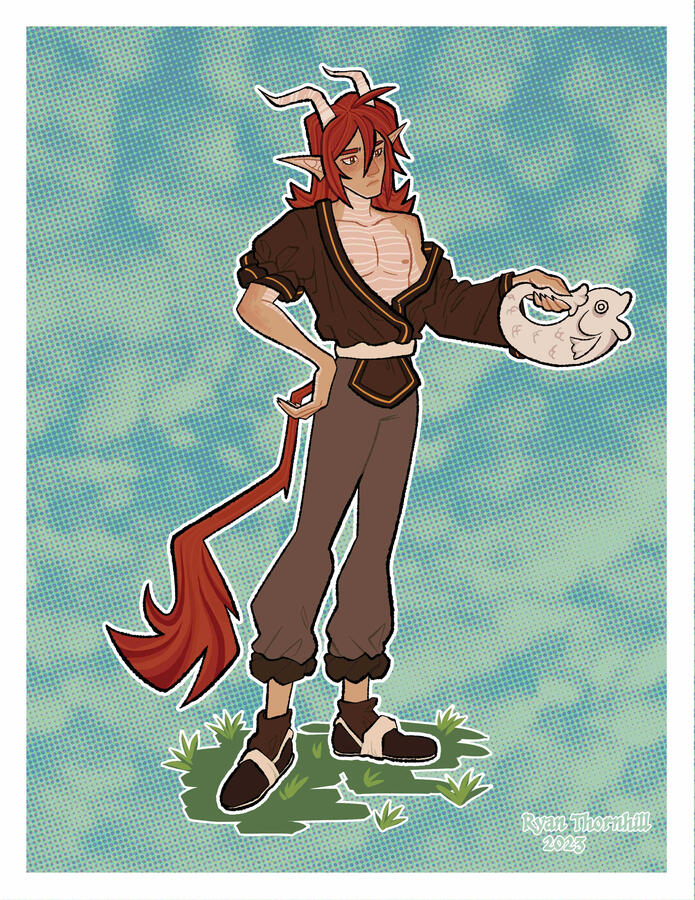 Final Character Art of Sindyr.