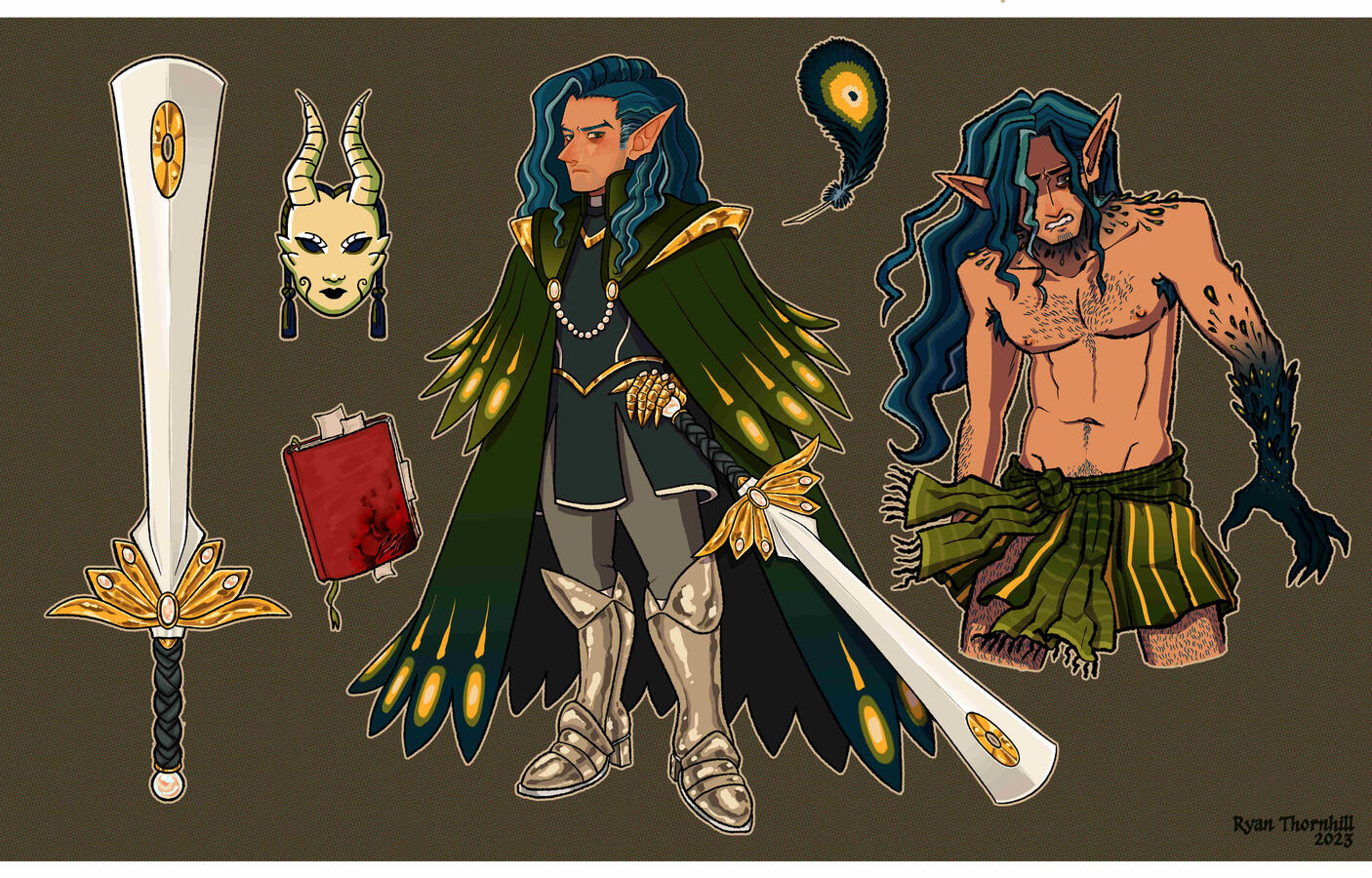 Final Character Art of Malron.