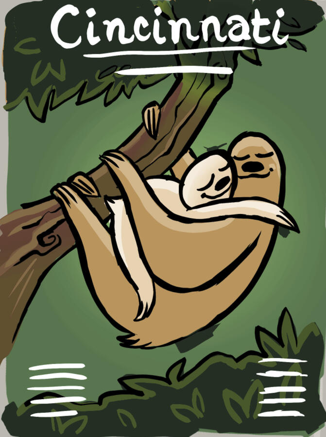 Colored sketch of concept for clarity.